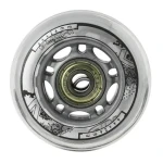 NILS Extreme Sestava čirých PU koleček 64x24 + ložiska ABEC7 (5907695515923)