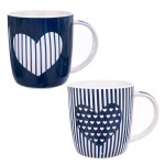 Sada porcelánových hrnků JUST LOVE 390 ml 2 ks