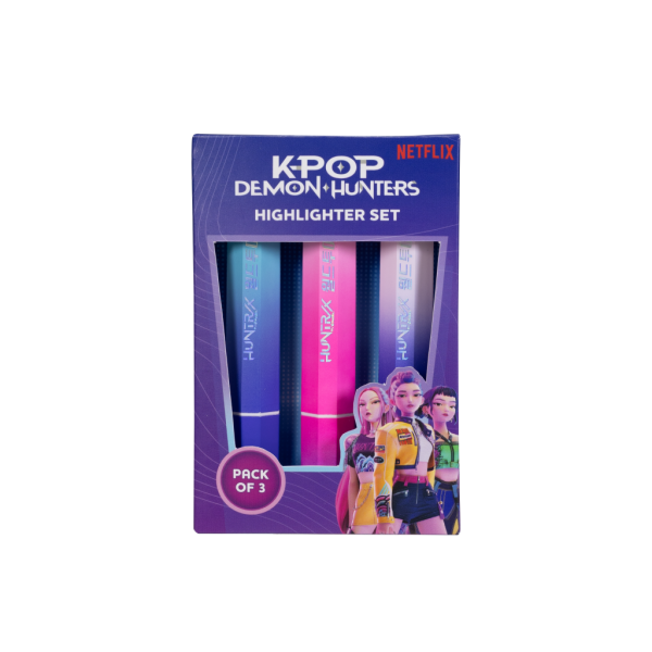 Set zvýrazňovačů K-pop Demon Hunters: Huntrix - Bluesky