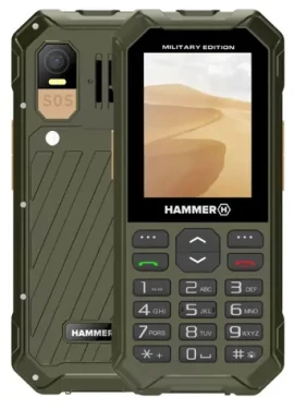 MyPhone Hammer 6 LTE zelená / 2.4" / 2MP / microSD / IP68 / SOS funkce (5902983635482)