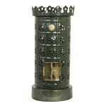 Strömshaga Kovový svícen Tiled Stove Green, zelená barva, kov