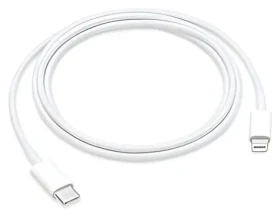 IPhone bílá / Datový kabel / Lightning na USB-C / 1 m / OEM (57983108912)