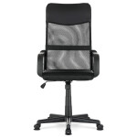Kancelářská židle, houpací mechanismus, černá síťovina, KA-L601 BK