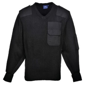 Portwest Svetr NATO B310 černý, 100% akryl