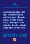 Zákony V/2022 Veřejná správa, školy,