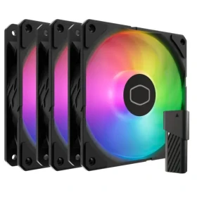 Cooler Master SickleFlow Edge 120 ARGB 3ks bílá / 120mm / Loop Dynamic Bearing / 32.8 dB @ 2500 RPM / 70.7 CFM / 4-Pin (MFX-B2DN-253P2-R2)