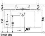 DURAVIT - Starck 1 Umyvadlová mísa bez přepadu, průměr 46 cm, bílá 0445460000