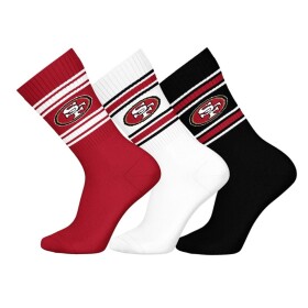 Pánské ponožky San Francisco 49ers NFL Team Set Crew (3 páry) Velikost: 39–42