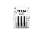 TESLA SILVER+ alkalická tužková baterie AA (LR06) 4 ks / blister (1099137214)