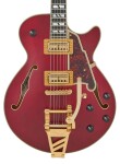 D'Angelico Deluxe Bob Weir 3 Satin Trans Wine