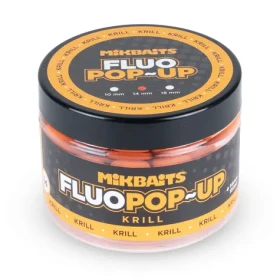 Mikbaits Plovoucí fluo boilie Krill / Pop-up boilie / 14 mm / 150 ml (MC0129)