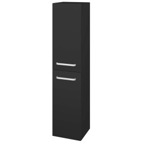 Dřevojas - Vysoká skříň s košem na prádlo DOS SVD2K 35 - N03 Graphite / Úchytka T01 / N03 Graphite / Levé 210939A