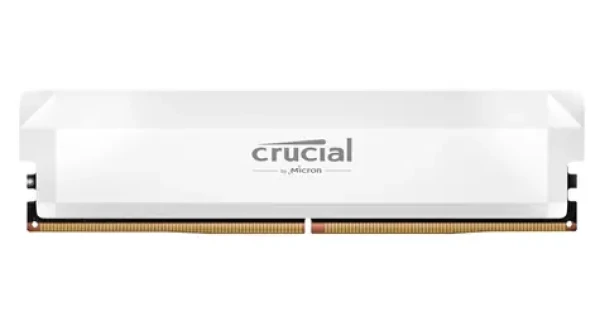 Crucial Pro OC Edition 16GB (1x16GB) 6400 MHz bílá / DDR5 / DIMM / CL38 (CP16G64C38U5W)