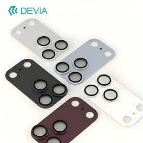 Devia Armour Series černá / Ochranné sklo na čočky / Apple iPhone 18 Pro / Antireflexní (6942297156067)