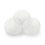 PLUSH NEST PLUSH NEST Suchý bazén kulatý Krémový beránek Ø 90 × 30 cm a 200 míčků