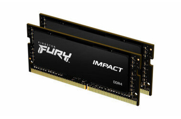 Kingston FURY Impact 32GB (2x 16GB) DDR4 2666MHz / CL15 / SO-DIMM / 1.2V / Non-ECC / Un-Registered / 1Gx8 (KF426S15IB1K2/32)