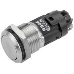 C & K Switches U811J85W3GE223 tlačítko 120 V, 28 V/DC 1 A 1x zap/(zap) červená (š x v) 15.24 mm x 12.70 mm 1 ks Bulk