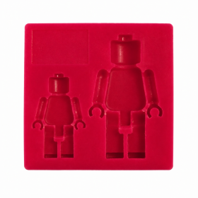 Silikonová forma Cesil Stavebnice panáčci 4,4 cm