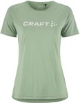Běžecké tričko CRAFT CORE Essence Logo - zelené Velikost textilu: M