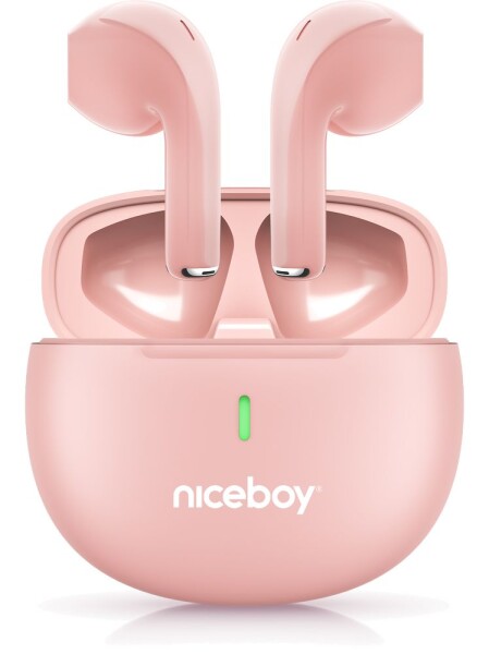 Niceboy Hive Beans POP růžová / Bezdrátová sluchátka / mikrofon / Bluetooth 5.3 / IPX4 (hive-beans-pop-pink)