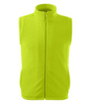 Next fleece vesta unisex limetková 3XL