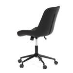 Pracovní židle, výškově nastavitelná, černá látka, KA-V3120 BK3