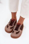 Kožené semišové barefoot tenisky dámské Zazoo N1277 hnědé 37