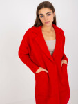 Dámský červený kabát