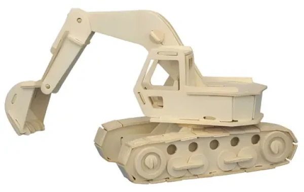 WOODCRAFT Dřevěné 3D puzzle Bagr