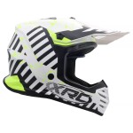 MX helma Xrc Jasper Youth 2.0 black/white/fluo - Yxl / bílá
