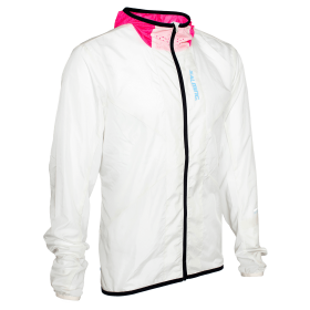 Běžecká bunda SALMING Sarek Jacket 21 White/Pink Velikost textilu: