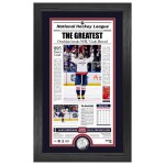 Obraz Washington Capitals NHL Alex Ovechkin 895 Goals Record Silver Coin Newspaper