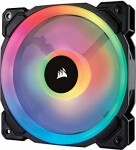 Corsair LL120 RGB Dual Light Loop RGB / 120 mm / Hydraulic Bearing / 24.8 dB @ 1500 RPM / 53.25 CFM / PWM (CO-9050071-WW)