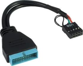 Inter-Tech 88885217 / Adaptér / USB 3.0 na USB 2.0 / interní 9-pin (88885217)