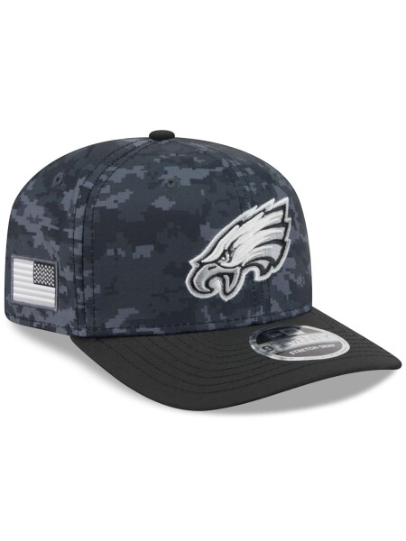 New Era Pánská kšiltovka Philadelphia Eagles NFL 2026 Salute to Service 9SEVENTY Stretch-Snap