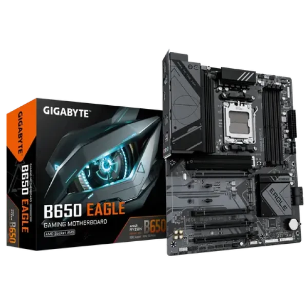 GIGABYTE B650 EAGLE / B650 / AM5 / 4x DDR5 / PCIEx16 / 1xGLAN / ATX (B650 EAGLE)