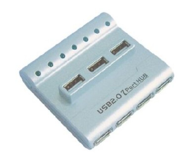 PremiumCord USB 2.0 HUB 7-portový s ext. napájením (8592220002442)