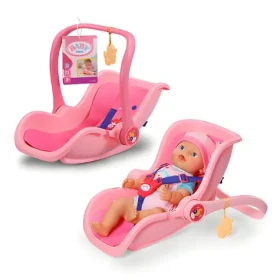 ZAPF CREATION BABY born Autosedačka růžová