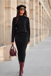 Sukně SPO043 černá - Roco Fashion 38