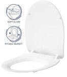 JIKA předstěnový instalační 8 cm systém bez tlačítka + WC CERSANIT CLEANON MODUO + SEDÁTKO H894652 X MO1