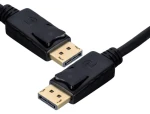 PremiumCord DisplayPort 1.4 přípojný kabel M-M 5 m černá / Video kabel / 8K 60Hz / 32,4 Gb/s / zlacené konektory (kport8-05)