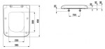 Laufen - Palace WC sedátko se sklápěním SoftClose, antibakteriální, bílá H8917013000001