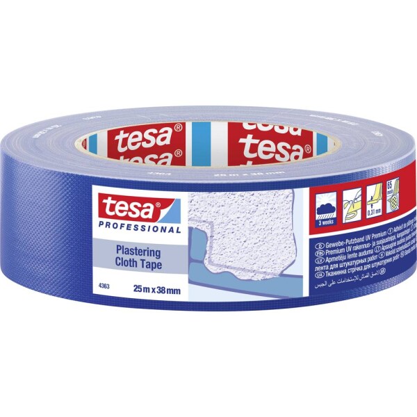 Tesa 04363-00003-02 Plastering tape tesa® Professional modrá (d x š) 25 m x 38 mm 1 ks