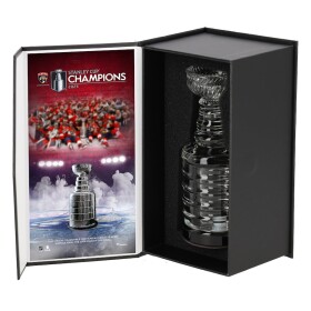 Fanatics Skleněný pohár Florida Panthers NHL 2025 Stanley Cup Champions Crystal Cup - Filled with Ice From the 2025 Stanley Cup Final