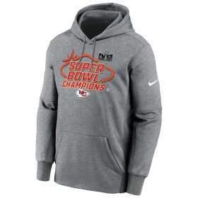 Nike Pánská mikina Kansas City Chiefs NFL Super Bowl LVIII Champions Locker Room Hoodie Velikost: XL
