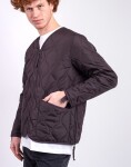 Taion Unisex Military W-Zip V-Neck Down Jacket D.CHOCO S