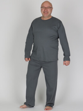 EVONA a.s. Pánské dlouhé pyžamo P BIGSTER 505 - P BIGSTER 505 4XL