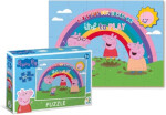 Puzzle Prasátko Peppa Duha