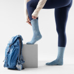 Dámské merino turistické ponožky SMARTWOOL Women's Hike Classic Edition Light Cushi, Mist Blue velikost: 42-45 (L)