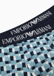 Pánské boxerky 111389 3F504 26642 zelenomodré Emporio Armani